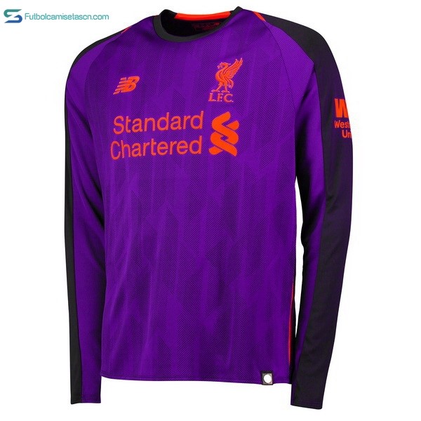 Camiseta Liverpool 2ª ML 2018/19 Purpura